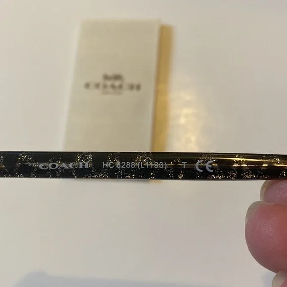 DUPLICATE LISTING FOR BUNDLE: NWOT Coach Glitter Sunglasses Cat Eye Black Silver - Picture 9 of 16